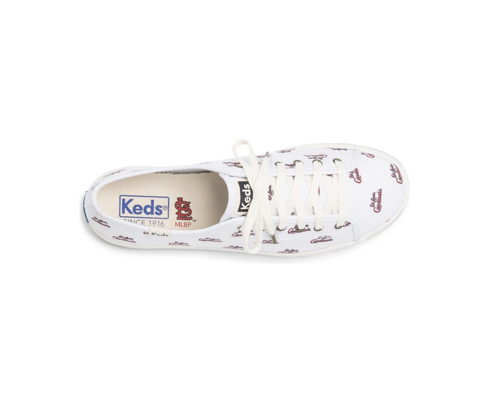 Keds Sneaker Damen Weiß - Kickstart Mlb® - PNF-745603